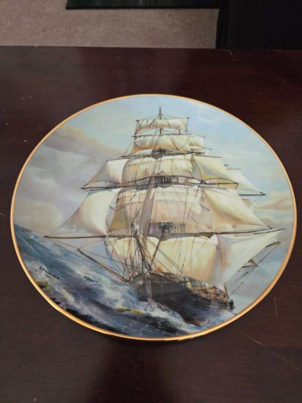 "Flying Cloud" collector's plate